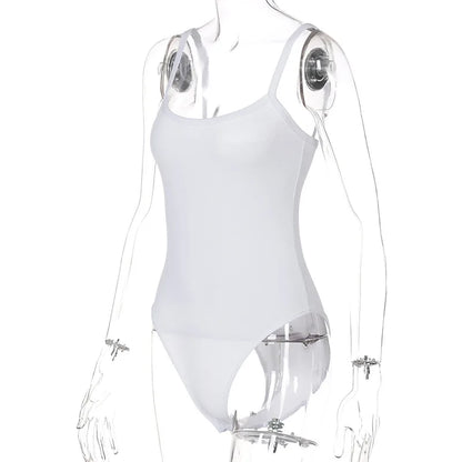 Strap Solid Bodycon Body Casual Basic