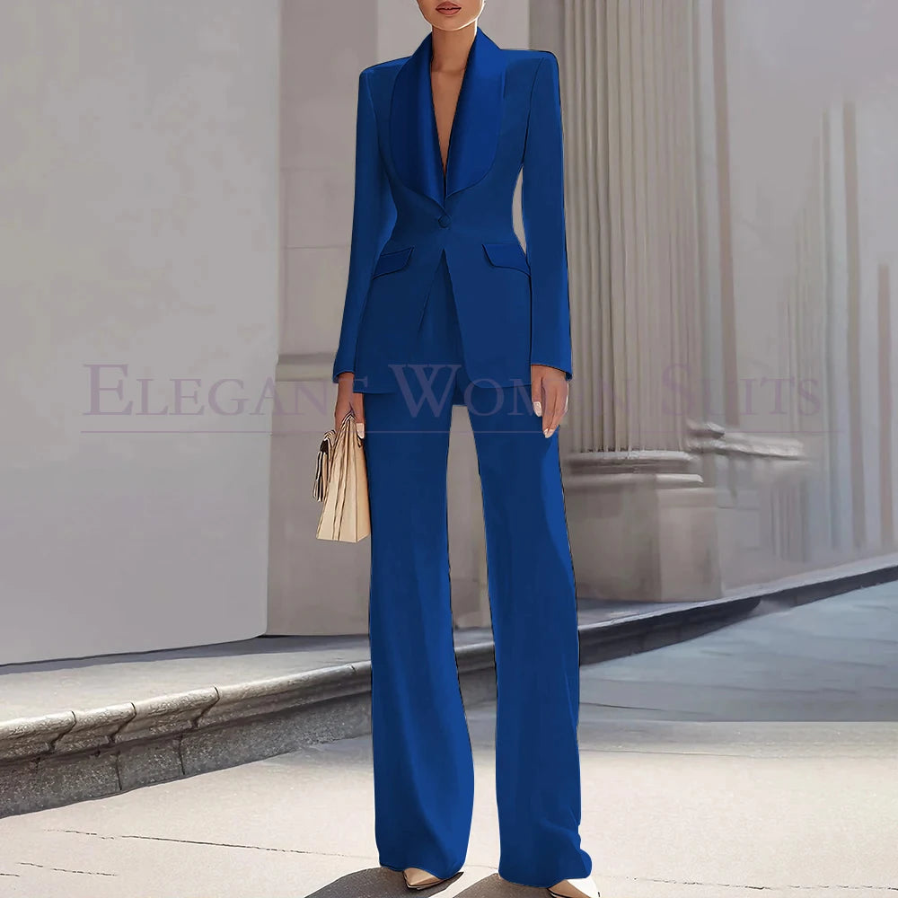 Customzied Suits Blazer Luxury One-Button Shawl