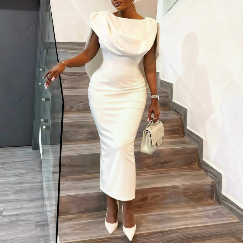 Backless Bodycon Maxi Dress