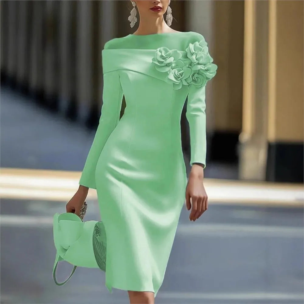 Style Party Dress 2026 O Neck