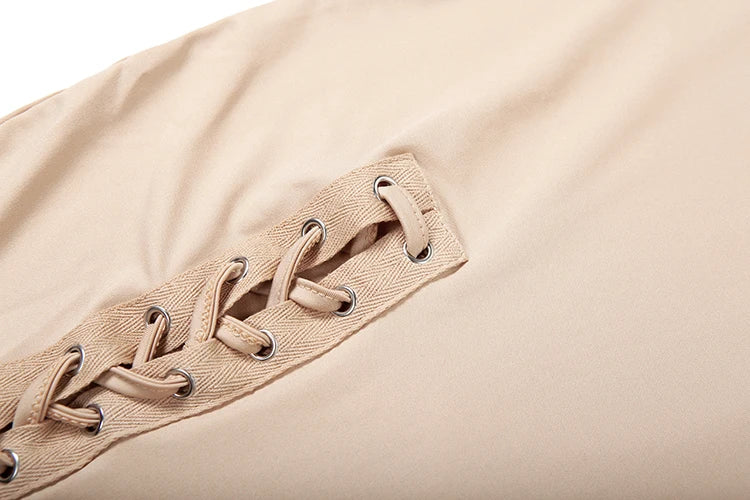 Weird Puss Sexy Fall Jumpsuits Women Diy Shirring o-Neck Full Sleeve Midnight Party Club Stretch Activity Fitness Slim Overalls