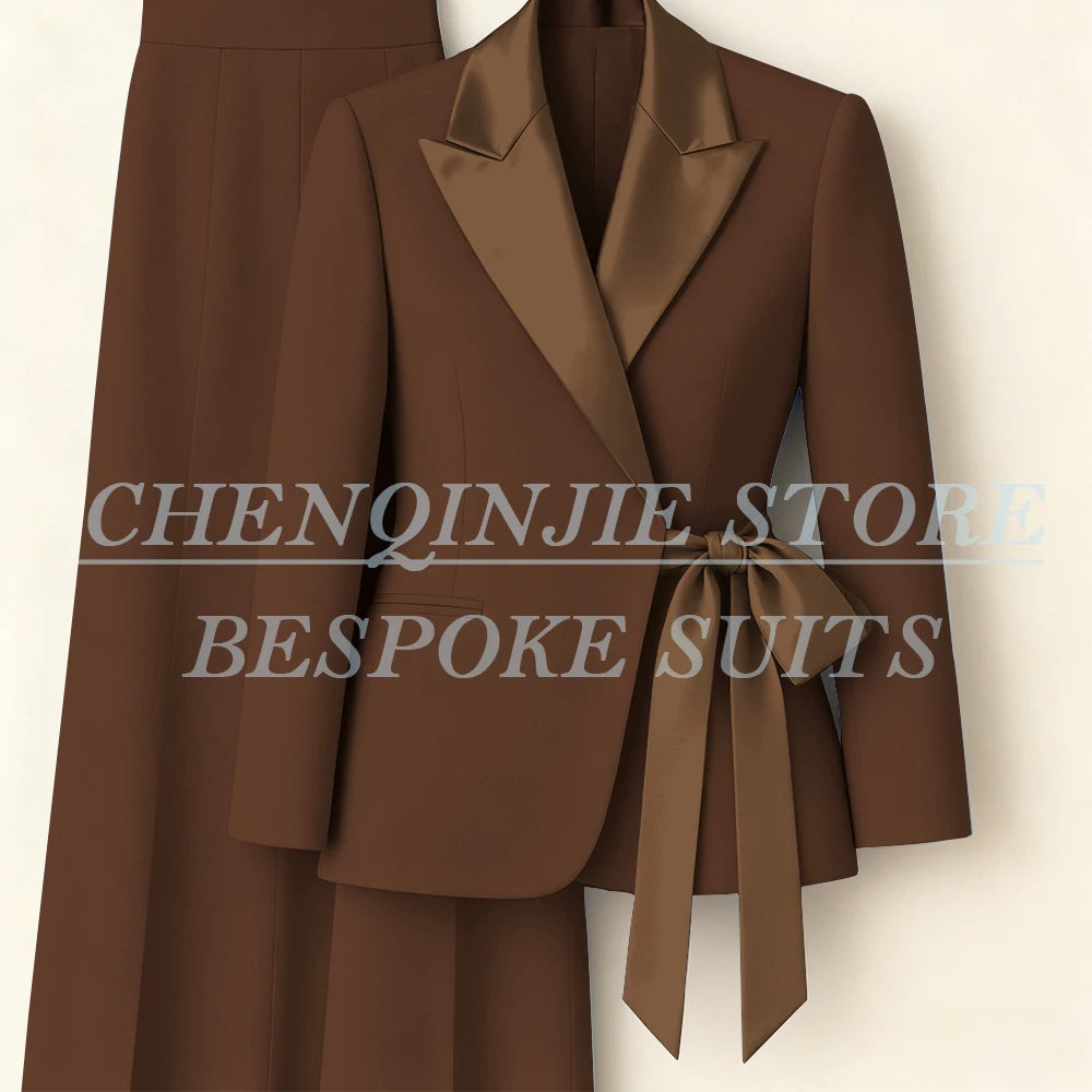 Tailored Blazer & Skinny Pants Suit