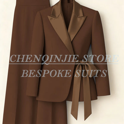 Tailored Blazer & Skinny Pants Suit