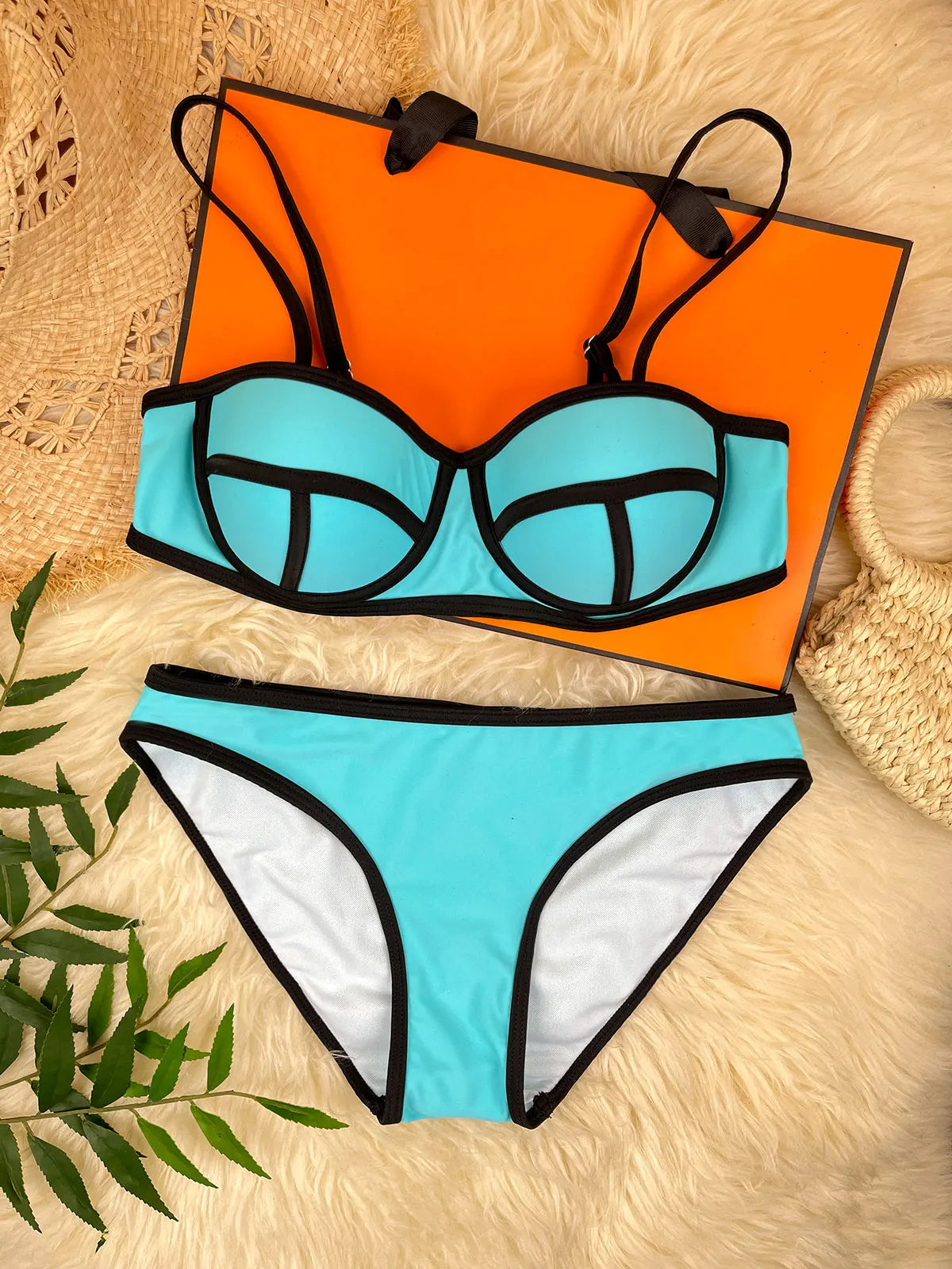 Bandeau Bikini Swimsuit Two-Piece Bathing Suit