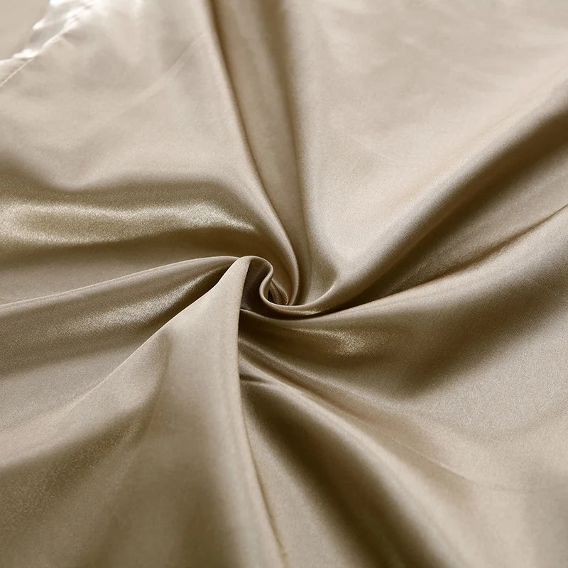 Luxury Mulberry Silk Solid Bedding Set
